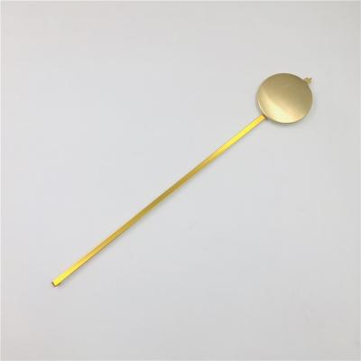 China Traditional Metal Gold Wall Clock Parts Pendulum for sale