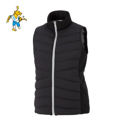 China QUICK DRY women's autumn and winter golf down vest golf apparel warm top for sale