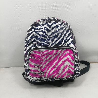 China Fashion Customized Girls Backpack Sequins for sale