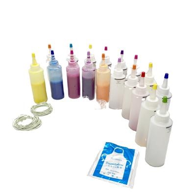 China DIY Painting Art Craft Toys Custom 125ml Bottles One Step Link Dye Kit Party Kit Link Dye Kit 18 Colors for sale