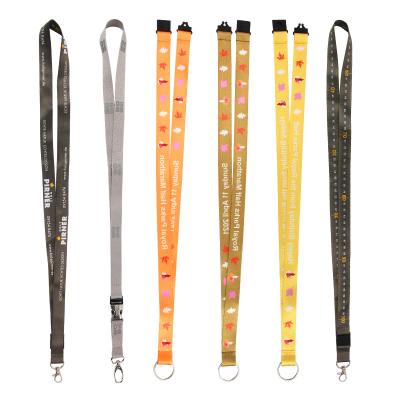 China Polyester Lanyard Keychain Strap Lanyard Badge Holders Landyard Products Neck And PVC Name Card Advertising for sale