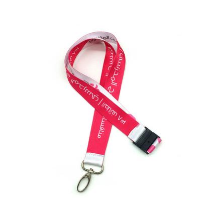 China New Product Custom Logo Cord Brand Sublimation Lanyard Polyester Neck Polyester Lanyards for sale