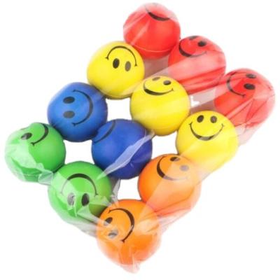 China PU Foam Promotional Toy Smile Custom Copy Increase Stress Ball for sale