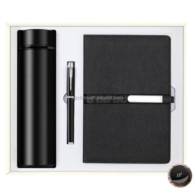 China Insurance Customized Logo A5 Notebook Pen Card Holder Gift Set For Promotion for sale