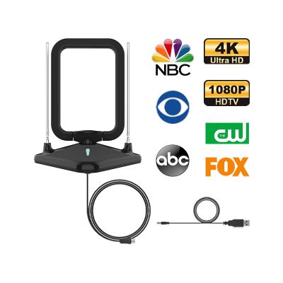 China GREENTEK 2021 Newest Best Digital Signal Plastic Loop TV Indoor Antenna for sale