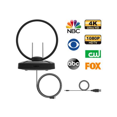 China Plastic GREENTEK Integrated Loop Full HD Digital TV Signals Indoor TV Antenna for sale