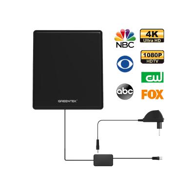 China GREENTEK Plastic Freeview TV HD Digital HD High Gain Aerial Portable Indoor Antenna For DVB-T Television DAB Radio 4K SD for sale