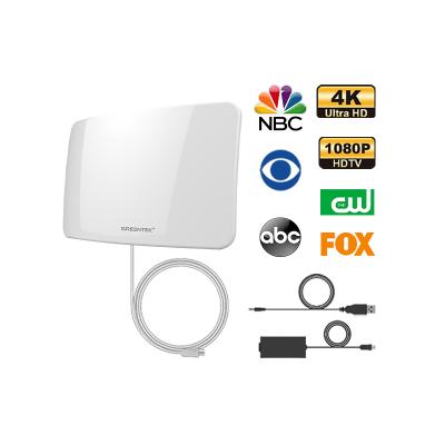 China GREENTEK Plastic High Quality Medium Range Curve Indoor Wall Mount Digital TV HDTV Antenna for sale