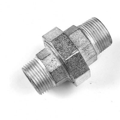 China Eco - Friendly Cross Forged Connection Fig Hammer Union Fittings Galvanized Malleable Iron Fig Hammer Union for sale