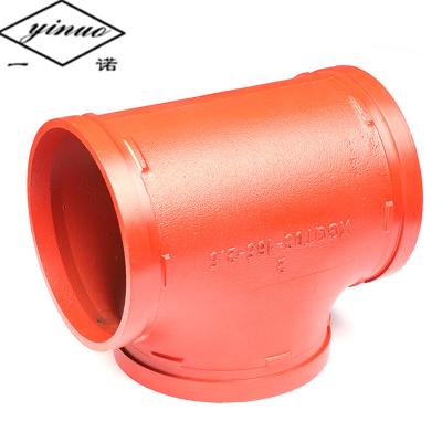 China Eco-friendly Ductile Iron Reducing Ductile Iron Cast Iron Pipe Fitting Flanged Grooved Pipe Fitting for sale