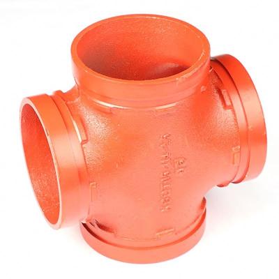 China Cheap Price Eco - Friendly Epoxy Coated Casted Grooved Ductile Iron Pipe Fitting Ductile Iron Casted Grooved Pipe Fitting Elbows for sale