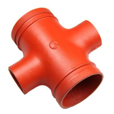 China End Fittings Eco-Friendly Grooved Pipe Fitting Elbow Above Reducing Tee 4 Way Reducer Cross for sale