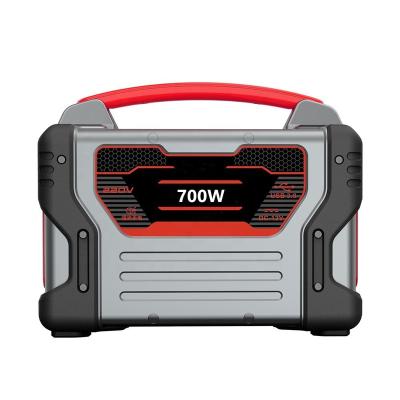 China EU Plug 700W New Energy DC Battery Charging Station Home Generator Power Bank 110V Wireless Charging Solar Outdoor Power Supply for sale