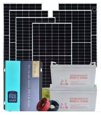 China Home Solar Panel Power System Kit 5KW Mono Home Solar System -Hoop Solar Power System for sale