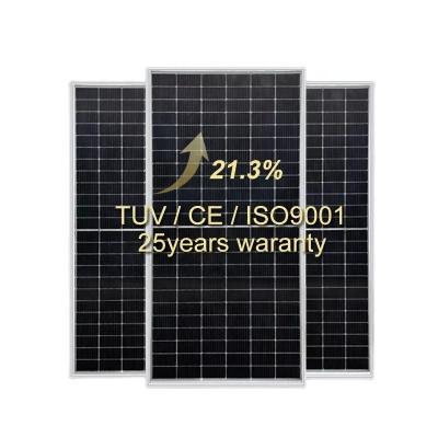 China All 500-550w Black Mono Solar Panel 540w 182mm Cell For Chinese Manufacturer Generator Set Solar Power System 156.75mmx156.75mm for sale