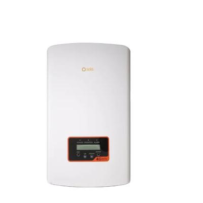 China SOLIS BOI-4 Single Phase EU Standard Solis On Grid Solar Photovoltaic Tie Inverter 1P 4KW 5KW 6kw 8kw 48v Solar Inverters 333*573*249 mm for sale