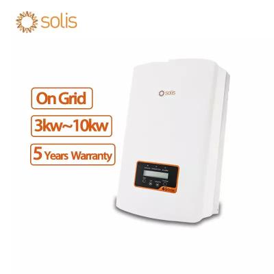 China SOLIS BOI-4 Single Phase EU Standard Solis On Grid Solar Photovoltaic Inverter 1P4KW 30KW 10kw 30kw 48v Solar Inverter 333*573*249 mm for sale