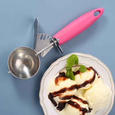 China Newest China Viable Wholesale Hot Selling Fashion Stainless Steel Spherical Ice Cream Scoop for sale