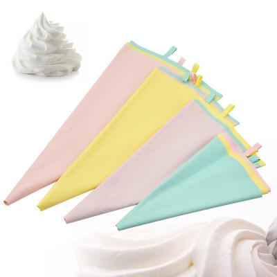 China Wholesale Disposable Food Grade Cake Decorating Cupcake Icing Bag Reusable Silicone Pastry Bag Hose Bag for sale