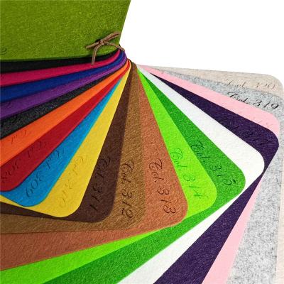 China Waterproof Colored Smooth Recycled Fabric Felt Polyester Craft Sheets 100*1500*3mm for sale