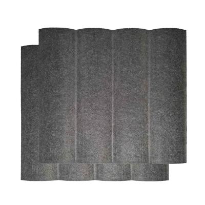 China Waterproof Modern Home Decor Wave Thermoformable 3d Acoustic Wall Panels for sale