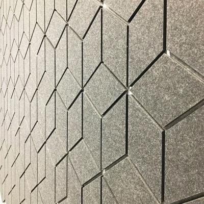 China Waterproof Polyester 3D Soundproof Panels Sound Barrier, Room Decor 3D Wall Stickers for sale