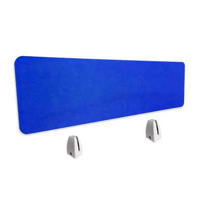 China Small Office Compartment Partition Sound Absorption Sound Proof Panel , Blue Acoustic Sound Panels for sale