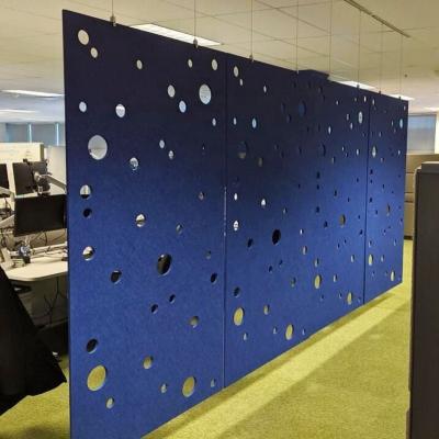 China Antistatic Polyester Screens Dividers , Sound Shield Acoustic Foam Board , Office Partition Walls for sale