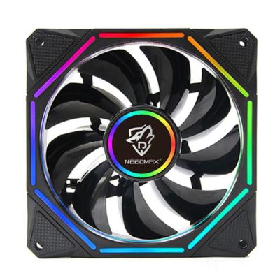 China Quiet Computer Case 120MM CPU Cooler RGB Fan 12V Computer Case Fan with LED Light Silent Heatsink PC Fan for sale