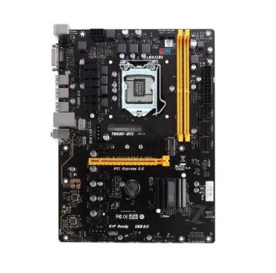 China Original electronic hardware motherboard TB250-BTC DDR4 LGA 1151 32GB 6 PCI-E B250 desktop motherboard for sale