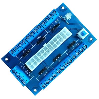 China Electronic Hardware PC 24/20Pin ATX-DC Power Supply Breakout Board Module Adapter DIY Accessories PC Module for sale