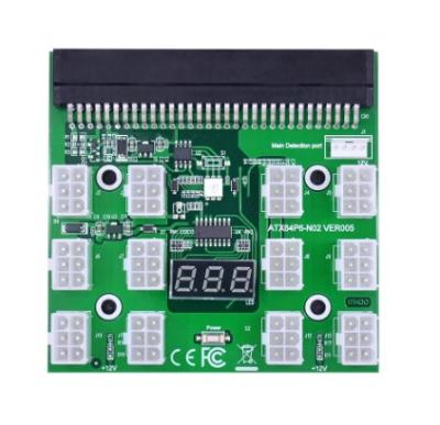 China Electronic Equipment Power Module Breakout Board 12 Ports 6 PSU. Pin Power Interface For HP 1200W 750W GPU for sale