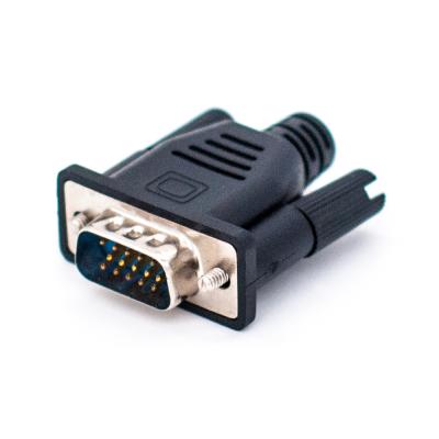 China Electronic Hardware VGA Display Adapter Male Dummy Headless Socket EDID Emulator for sale