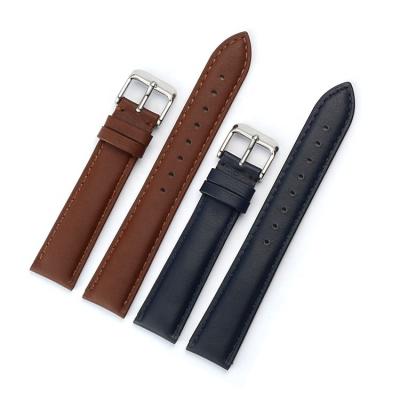 China Custom Genuine Leather 21mm 23mm Watch Strap Watch Band Leather Strap for sale