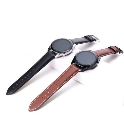 China Fashion Good Quality Leather Watch Bands Quick Release Leather Strap For Huawei Smart Watch Full Grain Bands And Accessories for sale