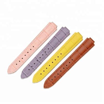 China Wholesale Stock Rubber Bamboo Pattern Factory Watch Band Leather Watch Strap Can Be Quickly Released for sale