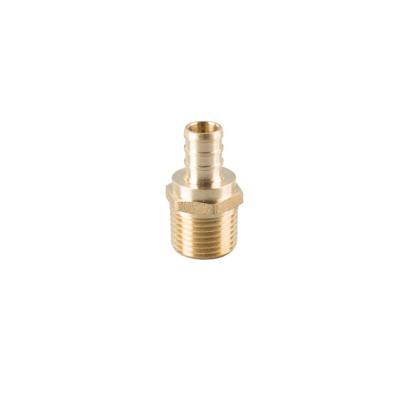 China Home Kitchen 1/2 Female Thread Reducer Brass Pex Fitting MALE PEX ADAPTER for sale