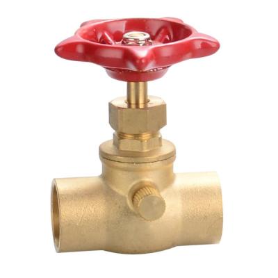 China Factory General Sale C X C Shut Off Brass Ball Valve With Drain For Fire Fighting Equipment Shut Off Valve for sale