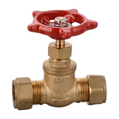 China Comp compartment general shut-off valve. Fire Fighting Equipment Safety Brass X for sale