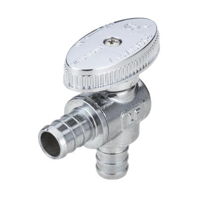 China 1/4 Turn General PEX*PEX Shut-Off Lead Free Brass Angle Valve For Water for sale