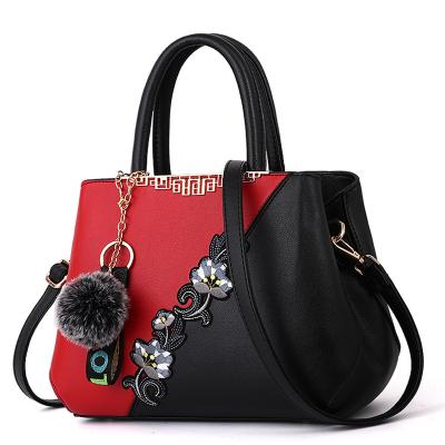 China Fashion Wholesale Hot Sale Chinese Traditional Flower Vase Handbags Ladies Handbags Fashion Handbag For Women Leather Messenger Bag for sale