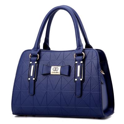 China 2021 new fashion women's bags leather handbag all-match one-shoulder middle-aged ladies diagonal bag for sale