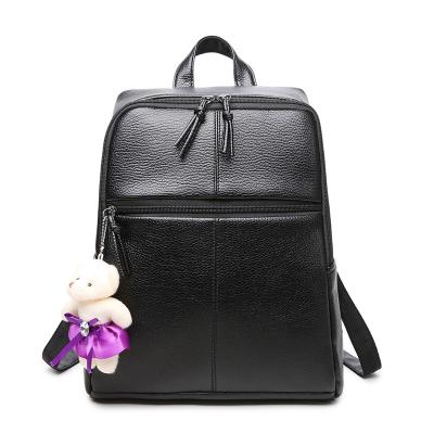 China Wholesale Fashion Female Shoulder Bag Multi-pocket RTS 2021 Cute PU Backpack For Female Student School Bag for sale