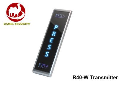 China Surface Mount PRESS Sign Wireless Exit Button dual lights N.O / N.C / COM Contacts for sale