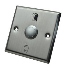 China Mortise Mounted SPDT Push To Exit Button Metal Button 86 * 86mm Square Size for sale