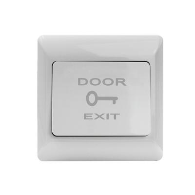 China Fireproof PVC Door Exit Push Button NO NC COM Plastic Series Back Box Optional for sale