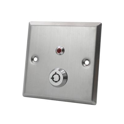 China 2 Pole Securitron Key Operated Switch , Two Position Safety Key Switch 12V for sale