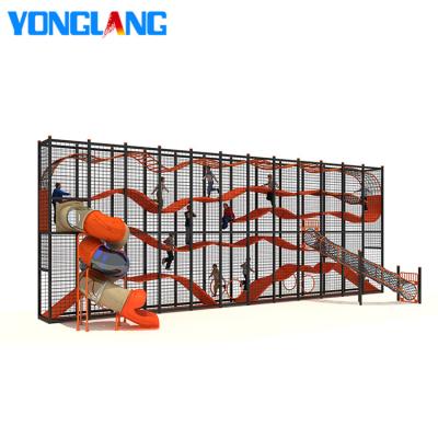 China Durable Multifunctional Playground Set Wall-holla Series Slide Combine Climbing On Sale for sale