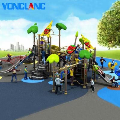 China 15years YL-J078 Heavy Duty Outdoor Large Outdoor Playground Metal Playground Large Slide Equipment for sale