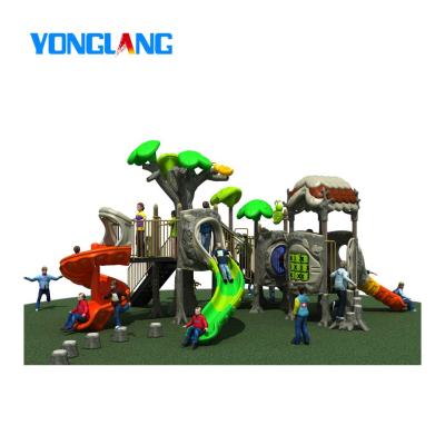 China Beautiful series outdoor plastic playground tree playground YL-T055 outdoor playground for sale for sale